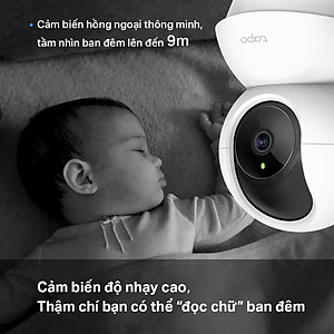 Camera Wifi TP-Link Tapo C210 Độ Phân Giải 3MP Lưu trữ 256GB Giám Sát An Ninh - Hàng Chính Hãng