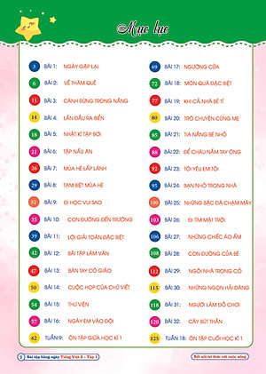 Bài Tập Hằng Ngày Tiếng Việt Lớp 3 - Kết Nối Tri Thức - Học Kì 1