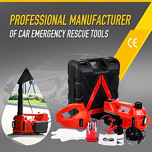 Bộ nâng kích gầm điện, kiêm máy bơm lốp và máy siết ốc ô tô, xe hơi đa năng 3 trong 1 TY-155EHJS