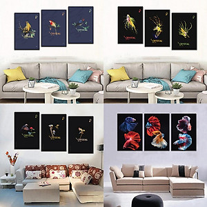 - HCM Tranh treo tường bộ, nghệ thuật theo phong cách bắc âu mẫu mới 2021- Tặng kèm đinh đa năng