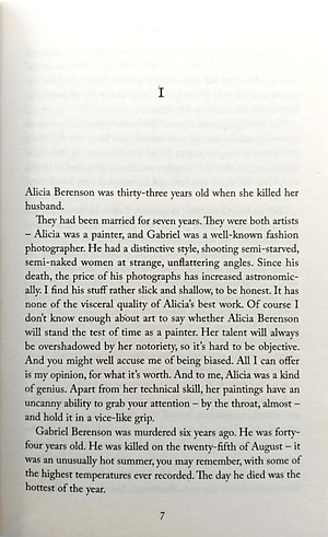 Sách The Silent Patient