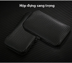 Bộ Cắt, Bấm , Hỗ Trợ Chăm Sóc Móng Tay KitAcoom, hàng chính hãng nhập khẩu cao cấp, màu đen có bao da đựng thiết kế sang trọng