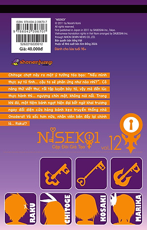 Sách Nisekoi - Cặp Đôi Giả Tạo
