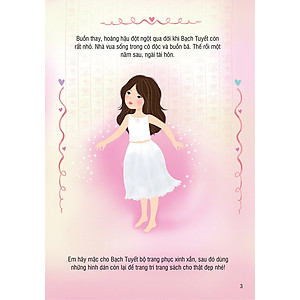 Sách Sticker Dolly Dressing - Dán Hình Sáng Tạo Trang Phục Búp Bê - Nàng Bạch Tuyết