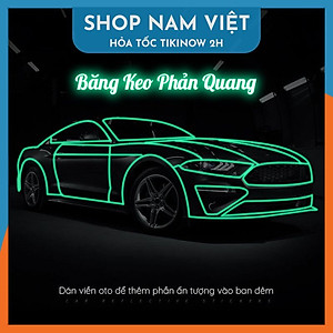 Băng Keo Phản Quang Dán Nhà Cửa, Trang Trí Oto, Xe Máy, Xe Đạp