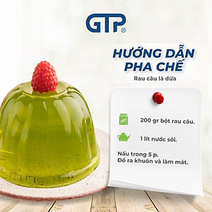 Bột Rau  Câu hương Lá Dứa(200g/gói), Bột rau câu (Jelly) giòn dẻo