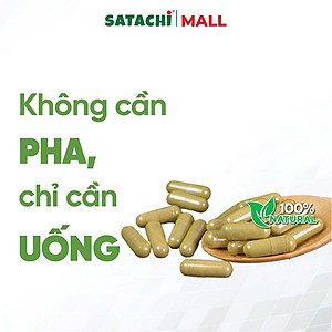 Viên Bột Khổ Qua Nguyên Chất SATACHI – 100% Từ Mướp Đắng – Dạng Viên Tiện Lợi – Hộp 180 viên