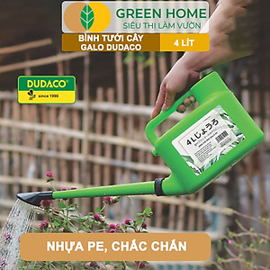 Bình Tưới Cây Vòi Sen GreenHome, Galo Dudaco, 4 Lít, 2 Chế Độ Tưới, Dễ Sử Dụng, Tháo Lắp Dễ Dàng, Độ Bền Cao