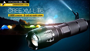 Đèn Pin Siêu Sáng XML-T6 PaKaSa - Hàng Chính Hãng