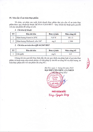 Rượu Nếp Mới HALICO nồng độ 40% HALICO chai 700ml không kèm hộp