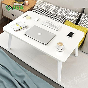 Bàn học gấp gọn mặt gỗ chân nhựa - giao màu ngẫu nhiên