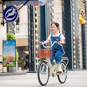 Xe đạp trẻ em Thống Nhất Puppy 20inch Phù hợp với trẻ cao từ 1m20 đến 1m40