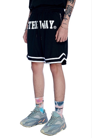 Quần Short 5THEWAY BLACK aka 5THEWAY BASKETBALL MESH SHORT in BLACK