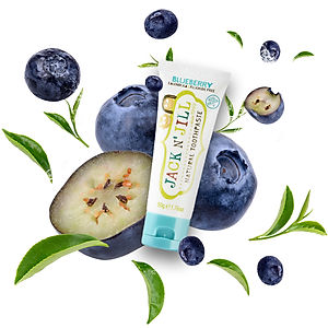 Kem đánh răng hữu cơ cho bé Jack N' Jill 50G - Vị việt quất (Từ 6 tháng)