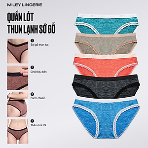 Combo 5 Quần Lót Nữ Sớ Gỗ Miley Lingerie FWS