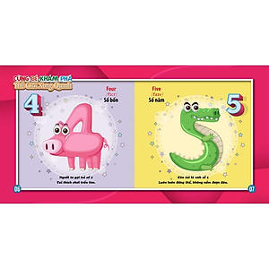 Sách - Cùng Bé Khám Phá Thế Giới Xung Quanh - Số Đếm - Sách Song Ngữ (Bìa cứng)