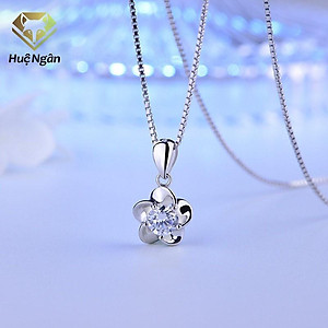 Dây chuyền bạc Ý 925 Huệ Ngân - Hoa đại PP1618