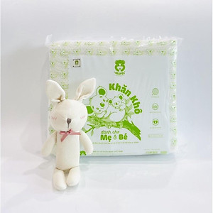 Khăn vải khô đa năng Mipbi 300G,600G,900 G vệ sinh cho em bé (15*20cm)