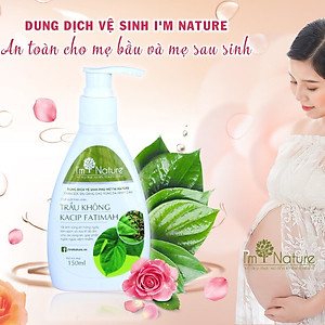 Dung Dịch Vệ Sinh Phụ Nữ IM NATURE Gel Trầu Không 150ml Làm Hồng Giảm Nấm Ngứa Phụ Khoa An Toàn Bà Bầu Và Sau Sinh