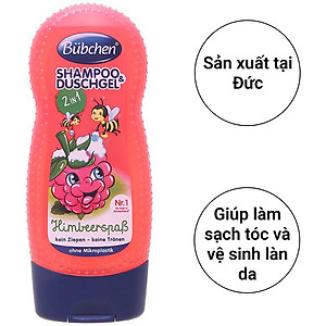 Sữa Tắm, Dầu Gội 2in1 Bubchen Đức - Hương Thơm Tự Nhiên, Không Cay Mắt (hàng chuẩn Đức)