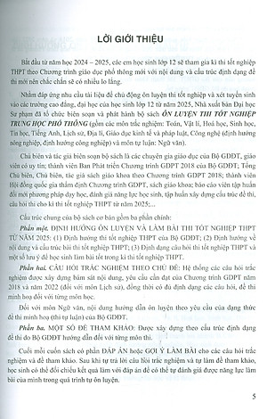 Ôn Luyện Trắc Nghiệm Thi Tốt Nghiệp Trung Học Phổ Thông (năm 2025) Môn Công Nghệ (Định Hướng Công Nghiệp)