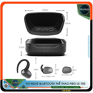 Tai Nghe Bluetooth Nhét Tai Không Dây FIRO A18 - Pin Dock Sạc 300mAh - Bluetooth V5.3 - Tai Nghe FIRO A18 Điều Khiển Cảm Ứng Thông Minh - Công Nghệ Kháng Nước IPX5 - Tai Nghe Không Dây FIRO A18 - Phù Hợp Với Tất Cả Dòng Máy - Hàng Chính Hãng