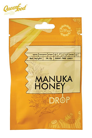 Kẹo Gừng Mật Ong Manuka Only Nature 16.5gr Phiên Bản Mới (5 viên/ Túi)