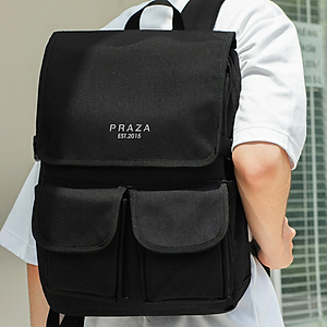 Balo Đựng Laptop TRAVEL BACKPACK Chất Liệu Vải Canvas Cao Cấp PRAZA + (tặng túi hộp V08) - BLS0203