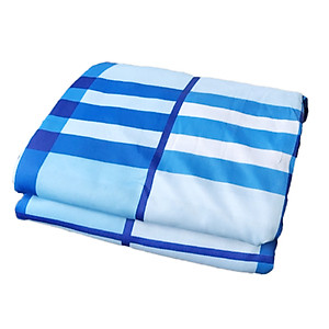 Áo Hai Mặt Bọc Nệm 1m2x2mx10cm Có Khóa - Giao Màu Ngẫu Nhiên