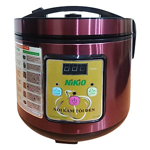 Máy Làm Tỏi Đen Nikio NK-688 - Nồi Ủ Tỏi Đen Cao Cấp, Công Nghệ Nhật Bản, Làm Tỏi Và Sấy Khô Tự Động, Tỉ Lệ Thành Công 99%, Tỏi Thơm Ngon Chuẩn Vị - Dung Tích 5 Lít, Làm Được 1.5 Kg Tỏi - Hàng Chính Hãng (5L) - Hàng chính hãng