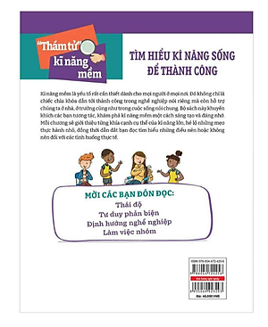 Sách “Thám Tử” Kĩ Năng Mềm: Định Hướng Nghề Nghiệp/ Làm Việc Nhóm/ Thái Độ/ Tư Duy Phản Biện