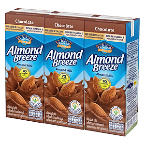 Sữa Hạt Hạnh Nhân ALMOND BREEZE vị Chocolate 180ml x 3 Hộp
