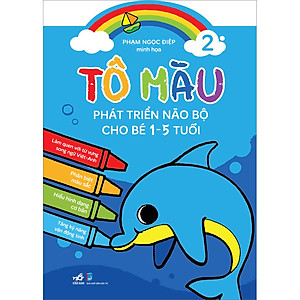 Sách Bộ 10 Cuốn Tô Màu Phát Triển Não Bộ Cho Bé 1-5 Tuổi