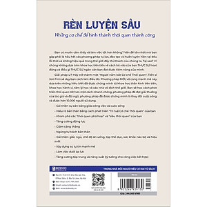 Sách Rèn luyện sâu - Những cơ chế để hình thành thói quen thành công