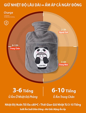 Túi Chườm Giữ Nhiệt Giảm Đau Bụng Kinh Hamart Chườm Nóng Ấm Cơ Thể Chườm Lạnh Hạ Sốt 2 Lớp Bông