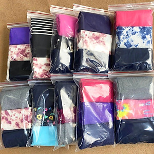 Quần legging bé gái set 3 chiếc 3 họa tiết và màu khác nhau quần dài ôm giãn cực tốt MamLa