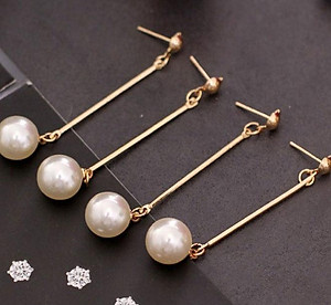 Bông Tai Graceful Pearl Korea Style Liti - 2034