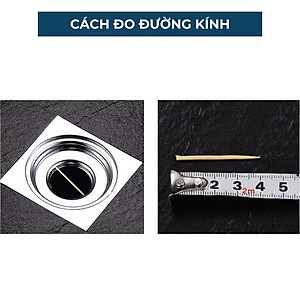 Nắp Đậy Cống Thoát Nước Chống Mùi Hôi, Côn Trùng - Chuyên Dùng Cho Sàn Nhà Tắm, Nhà Vệ Sinh - HÀNG CHÍNH HÃNG MINIIN