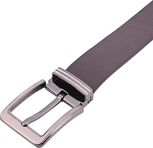 Thắt Lưng Nam Da Bò Đầu Kim Huy Hoàng HT4109 (120 x 4 cm) - Nâu