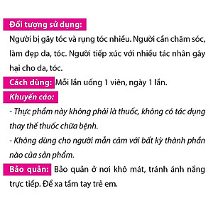 Biotin ROXTECH bổ sung Vitamin B5 giúp tóc chắc khỏe, giảm gãy rụng tóc Hộp 20 viên