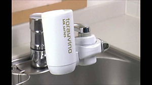 Lõi lọc nước thay thế tại vòi Nhật Bản Torayvino MKC.LF-EG - Khuyên dùng nấu ăn và rửa rau quả - 4000L - Hàng chính hãng