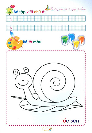 Chuẩn Bị Cho Bé Vào Lớp 1 - Tập Tô Chữ Cái - Quyển 3 (Tái Bản 2020)