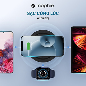 Bộ Hub sạc không dây đa năng Mophie - Hàng chính hãng