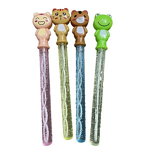 Bộ 3 cây thổi bong bóng hình thú (có kèm xà phòng trong ống)