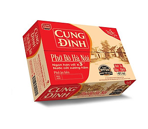 Thùng Phở Bò Hà Nội Micoem Cung Đình (30 Gói)