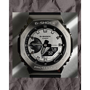 Đồng hồ nam dây nhựa Casio G-Shock chính hãng GM-2100-1ADR