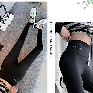 Quần Legging Nữ Dài Cạp Cao Đẹp Cao Cấp PINKAHA Nâng Mông Vải Thun Cotton Siêu Co Giãn 4 Chiều Ôm Sát