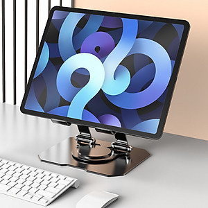 Giá Đỡ Máy Tính Bảng Chân Xoay 360 Độ, Kệ Máy Tính Bảng Hợp Kim Thép Công Thái Học Dùng Cho Máy Tính Bảng Từ 4 Đến 16 inch Giao Màu Ngẫu Nhiên Hàng Nhập Khẩu