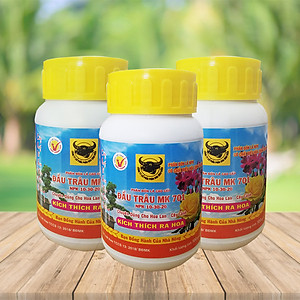Phân bón Đầu Trâu 701 (100g/hũ) - COMBO 3 HŨ | Chuyên dùng hoa lan, hoa hồng, bonsai | Kích thích và dưỡng hoa lâu tàn | Foliar fertilizer