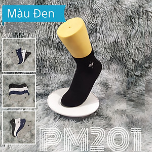 Tất Vớ nam cổ trung trơn AS-PM201. 4 màu: Trắng, đen, xanh, xám. dày dặn, mềm mại, kháng khuẩn khử mùi, không hôi chân.